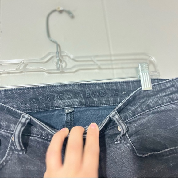 American Eagle Mens Jeans  Flex Slim Black Size 30x30 - Picture 4 of 10